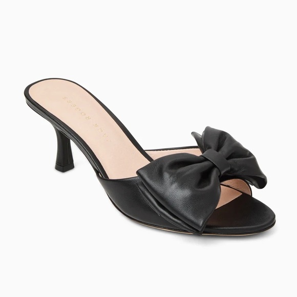 Jack Rogers Shoes - Jack Rogers-Lola Bow Mid Heel black size 8 New in box.